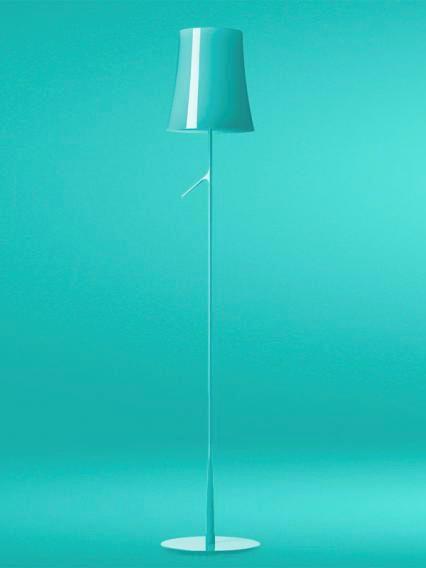 Birdie Lettura LED gulvlampe, water green