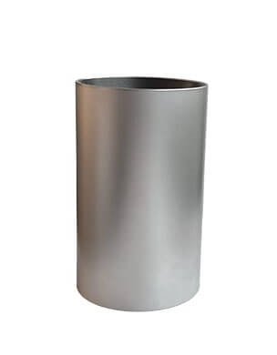 Cylinder, mat aluminium