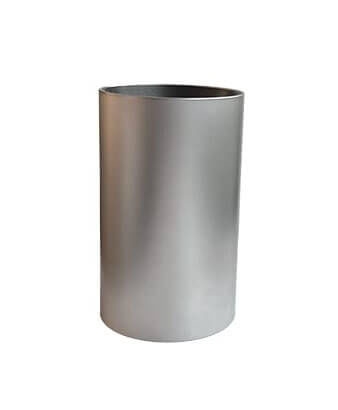 Cylinder, mat aluminium