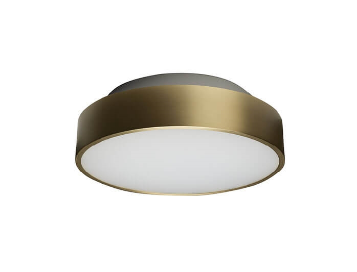 Luna C260 loftlampe, messing