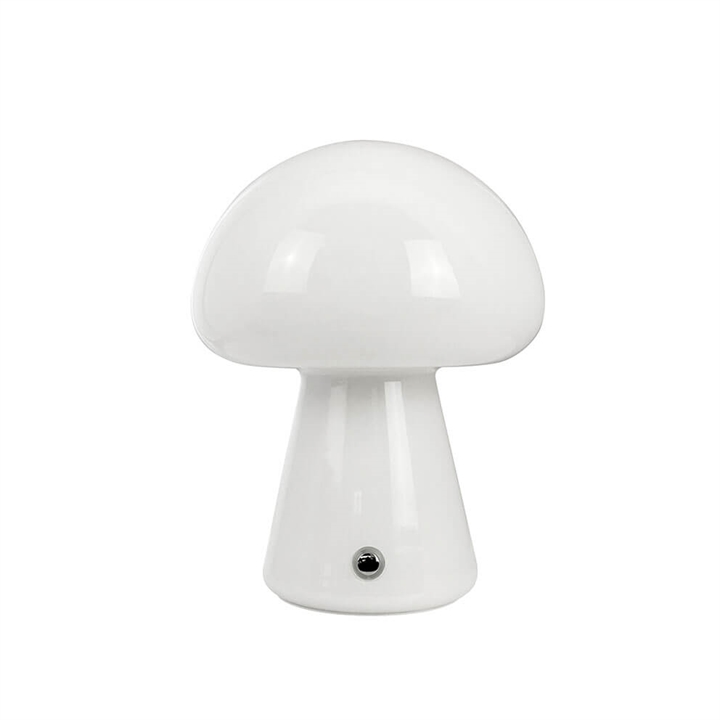 Morkel Mushroom batterilampe / bordlampe, hvid