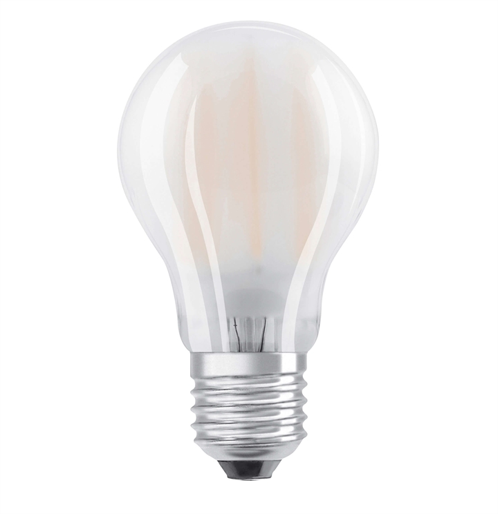 LED-pære 7,5W E27 827, mat