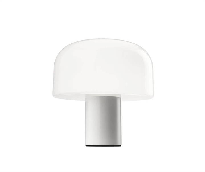 Bellhop Glas T bordlampe, hvid