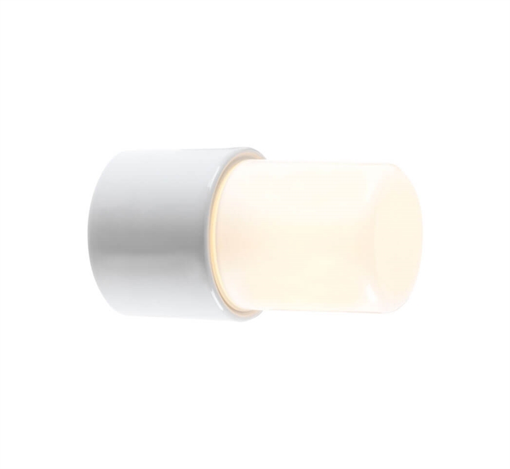 Light On loftlampe / væglampe m/skærm, hvid 