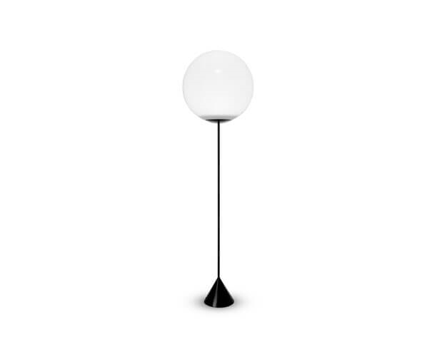 Globe Cone Slim gulvlampe, opal