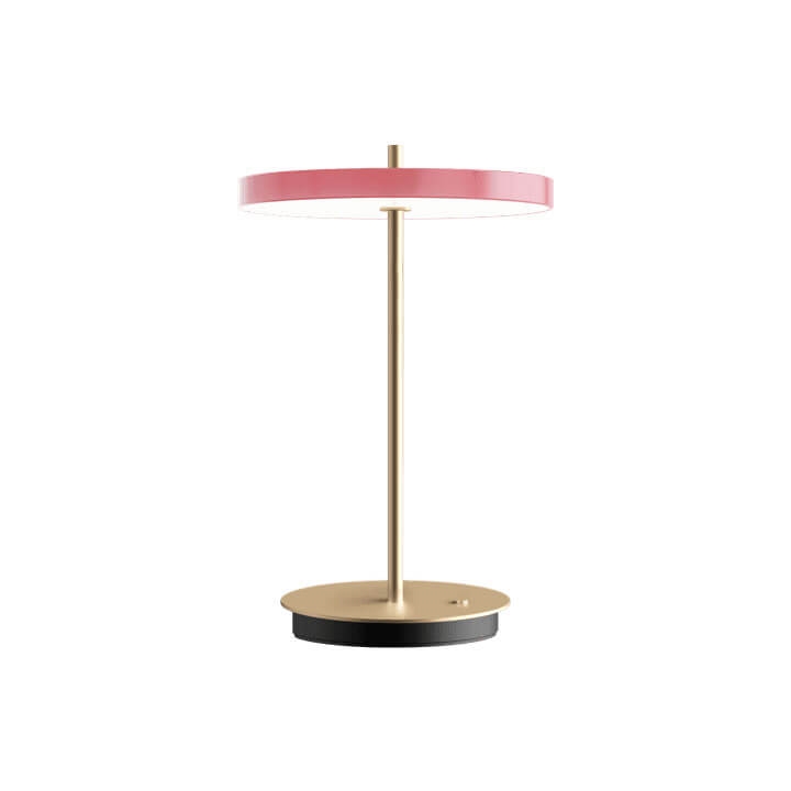 Asteria Move batteri-/bordlampe, rose/messing