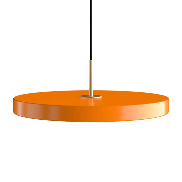 Asteria medium pendel, orange/messing