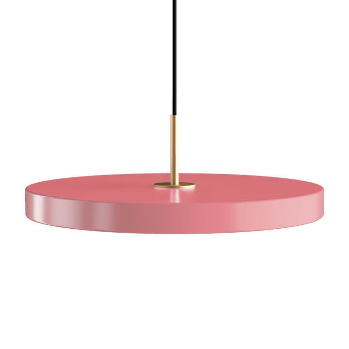 Asteria medium pendel, rose/messing