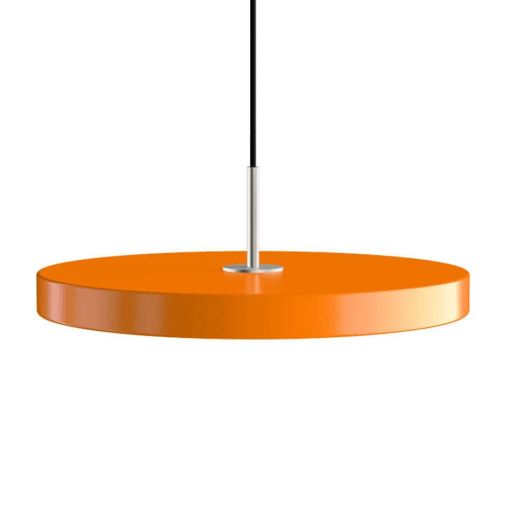 Asteria Plus medium pendel, orange/stål