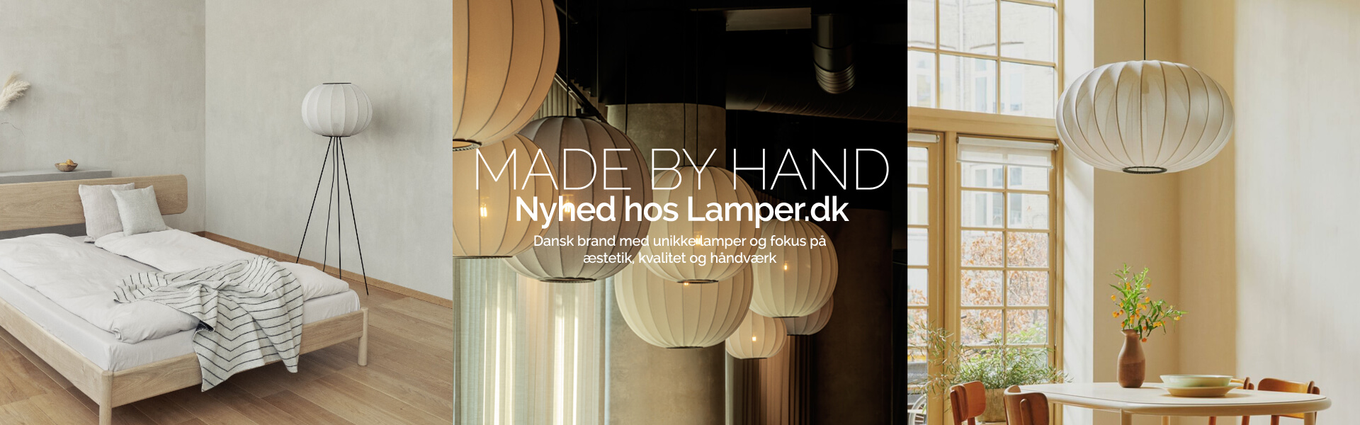 Nyhed hos Lamper.dk: Oplev det danske lampebrand Made by Hand