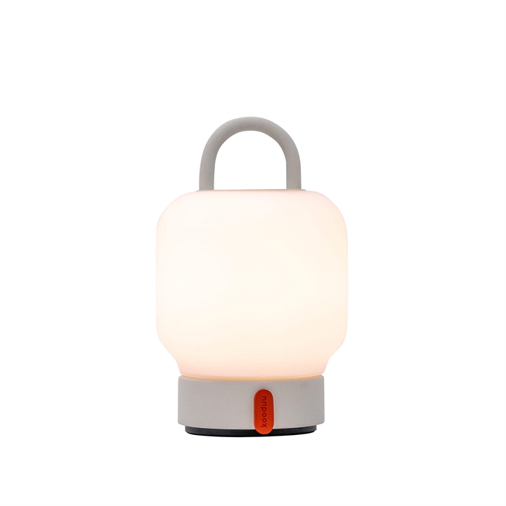 Loome bordlampe / batterilampe, cloudy (hvid)