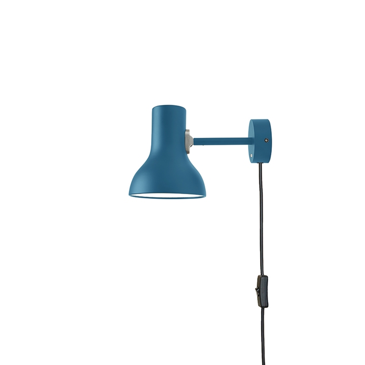 Billede af Type 75 Mini Væglampe m/ledning Margaret Howell Edition Saxon Blue - Anglepoise